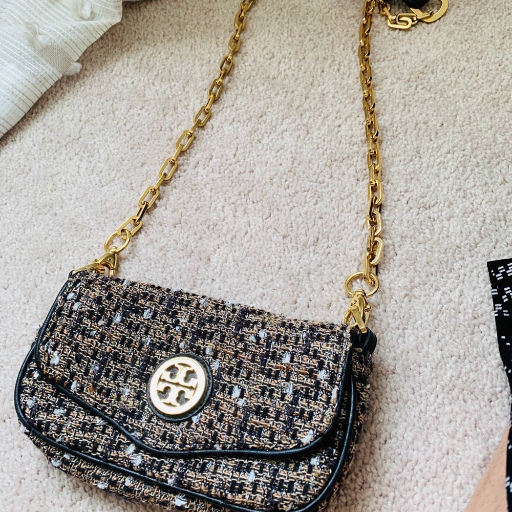 Tory Burch mini canvas crossbody